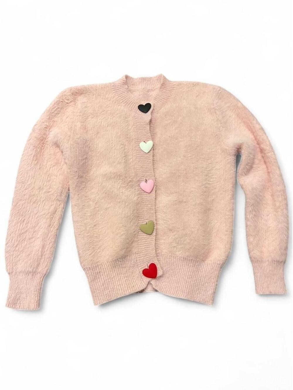 SHEIN Women's Pink Cardigan